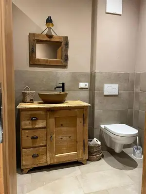 Ein Badezimmer in der Unterkunft Zimmer in Kirchberg in Tirol