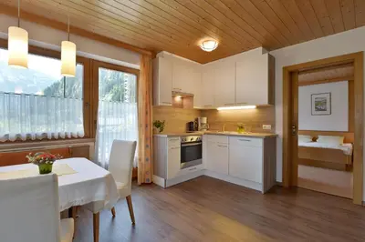 Küche/Küchenzeile in der Unterkunft Landhaus Stefanie
