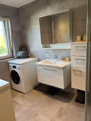 Ein Badezimmer in der Unterkunft GreenView Appartement