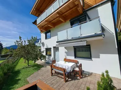 Ein Balkon oder eine Terrasse in der Unterkunft Ferienwohnung Emmerenzia