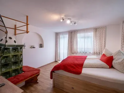 Ein Bett oder Betten in einem Zimmer der Unterkunft Ferienwohnung Emmerenzia
