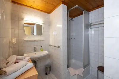 Ein Badezimmer in der Unterkunft Appartements Salitererhof