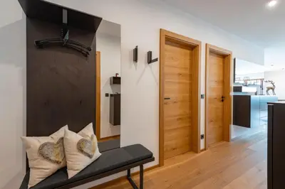 Küche/Küchenzeile in der Unterkunft Apartment Seeglück am Walchsee - sehr stylisch, zentral und neuerbaut