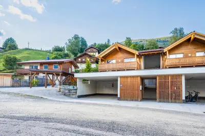 Das Gebäude in dem sich die Ferienwohnung befindet