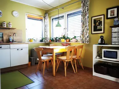 Küche/Küchenzeile in der Unterkunft Zuhause bei Aurora