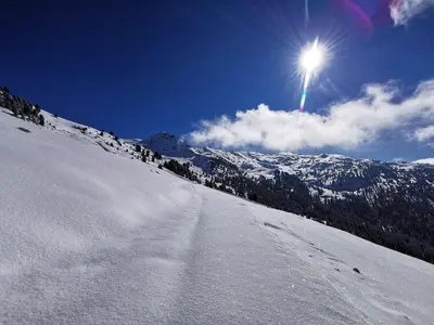 Apart Ausblick im Winter