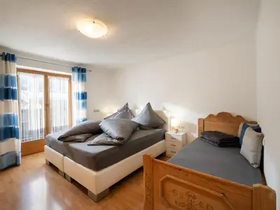Ein Sitzbereich in der Unterkunft Appartement Exenberger