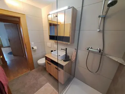 Ein Badezimmer in der Unterkunft Appartement Exenberger