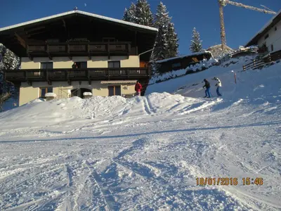 Haus Bergfried im Winter