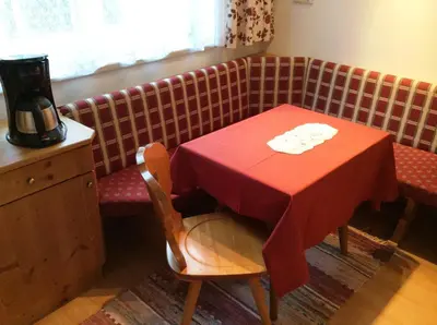 Ein Sitzbereich in der Unterkunft Der Klaushof