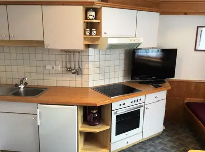Küche/Küchenzeile in der Unterkunft Der Klaushof