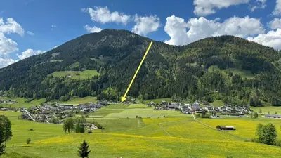Naturlandschaft in der Nähe der Ferienwohnung