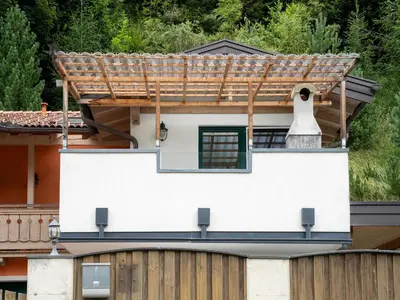 Ein Balkon oder eine Terrasse in der Unterkunft Apartment Neukirchen near Ski Slopes