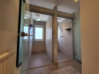 Ein Badezimmer in der Unterkunft Appartements Binderhof