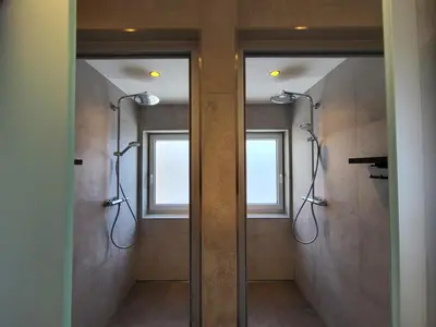 Ein Badezimmer in der Unterkunft Appartements Binderhof