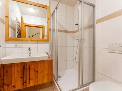 Ein Badezimmer in der Unterkunft Panoramablick Ski in - Ski out