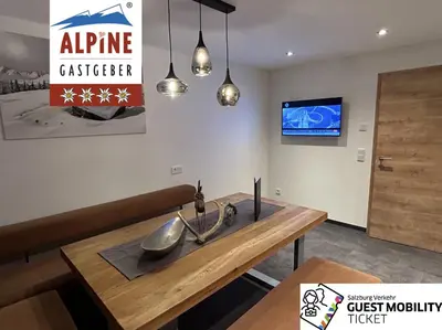 TV/Unterhaltungsangebot in der Unterkunft Ferienwohnung Felben inklusive Nationalpark Card
