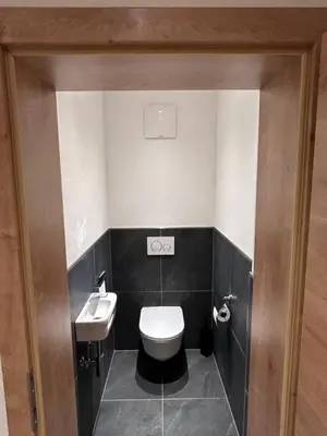 Ein Badezimmer in der Unterkunft Ferienwohnung Felben inklusive Nationalpark Card