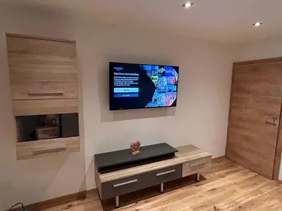 TV/Unterhaltungsangebot in der Unterkunft Ferienwohnung Felben inklusive Nationalpark Card