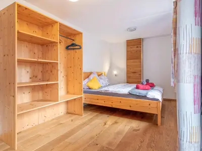 Ein Bett oder Betten in einem Zimmer der Unterkunft Kraftplatz am Litzlhof