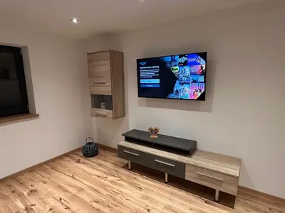 TV/Unterhaltungsangebot in der Unterkunft Ferienwohnung Felben