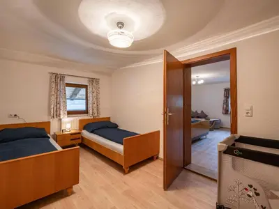 Ein Bett oder Betten in einem Zimmer der Unterkunft Urlaub am Stoffenhof