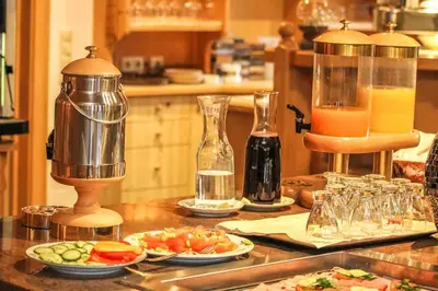 Essen in diesem Bauernhof oder in der Nähe