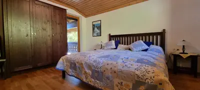 Ein Bett oder Betten in einem Zimmer der Unterkunft Chalet Stuhlfelden