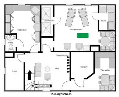 Grundriss der Unterkunft Chalet Stuhlfelden