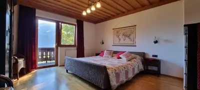Ein Bett oder Betten in einem Zimmer der Unterkunft Chalet Stuhlfelden