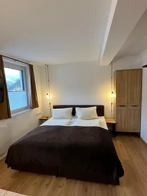 Ein Bett oder Betten in einem Zimmer der Unterkunft Willi‘s Studio