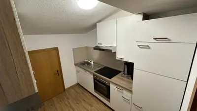 Küche/Küchenzeile in der Unterkunft Gästehaus Garber