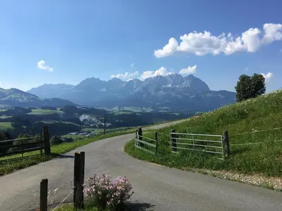Naturlandschaft in der Nähe des Bauernhofs