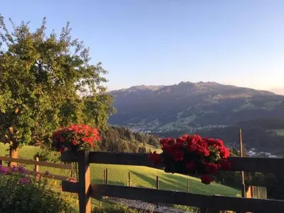 Naturlandschaft in der Nähe des Bauernhofs