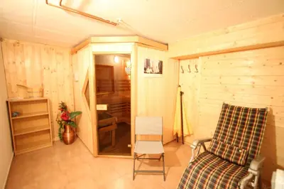 Ein Sitzbereich in der Unterkunft Ferienwohnung Königsleiten 37 - Top 2