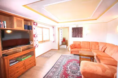 Ein Sitzbereich in der Unterkunft Ferienwohnung Königsleiten 37 - Top 2