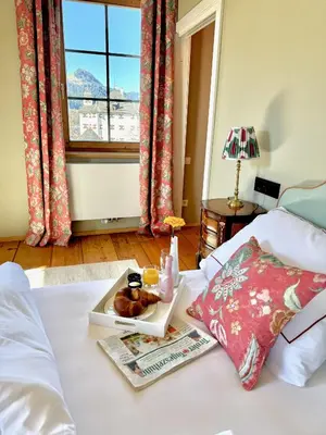 Ein Bett oder Betten in einem Zimmer der Unterkunft TURM KAPS Luxury home direkt am Golfplatz by Belle Stay