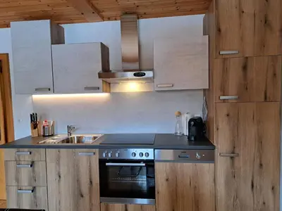 Küche/Küchenzeile in der Unterkunft Apartment Waldruhe by Interhome