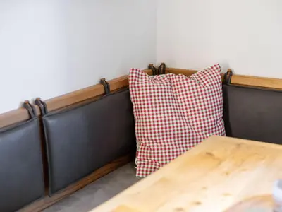 Ein Sitzbereich in der Unterkunft Chalet in Jochberg near Wagstätt Lift