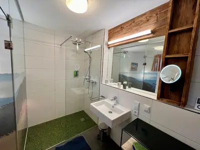 Ein Badezimmer in der Unterkunft Appartement Germann
