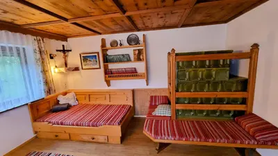 Ein Bett oder Betten in einem Zimmer der Unterkunft Haus Harmonie
