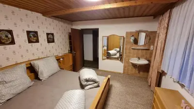 Ein Bett oder Betten in einem Zimmer der Unterkunft Haus Harmonie