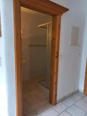 Ein Badezimmer in der Unterkunft Huber