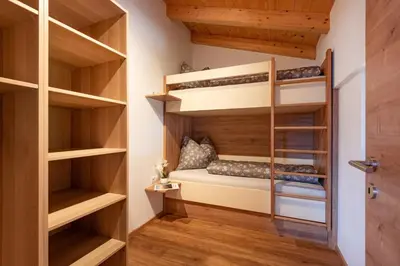Ein Bett oder Betten in einem Zimmer der Unterkunft Ferienwohnung Buchmann