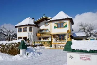 Ferienwohnung Dobner Schlössl im Winter