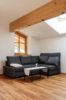 Ein Sitzbereich in der Unterkunft Apartment Vordermitterast