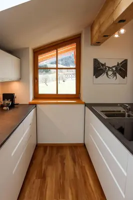 Küche/Küchenzeile in der Unterkunft Apartment Vordermitterast