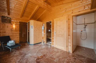 Ein Badezimmer in der Unterkunft Peilberghof