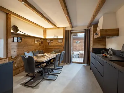 Küche/Küchenzeile in der Unterkunft Alpine Lodge Brixen