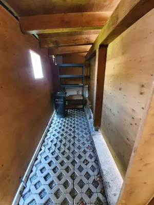 Ein Etagenbett oder Etagenbetten in einem Zimmer der Unterkunft Apartment Gertrude